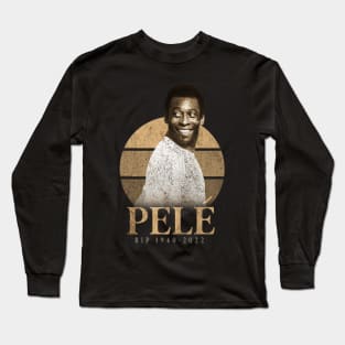 Rip Pele Retro Player Brazil Long Sleeve T-Shirt